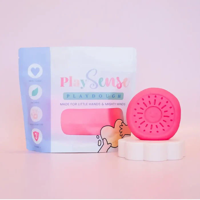 Play Sense Dough | Bright Pink | Raspberry Candy Scented