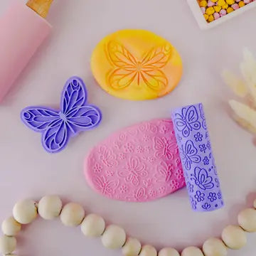 Play Sense Eco Textured Roller | Butterfly
