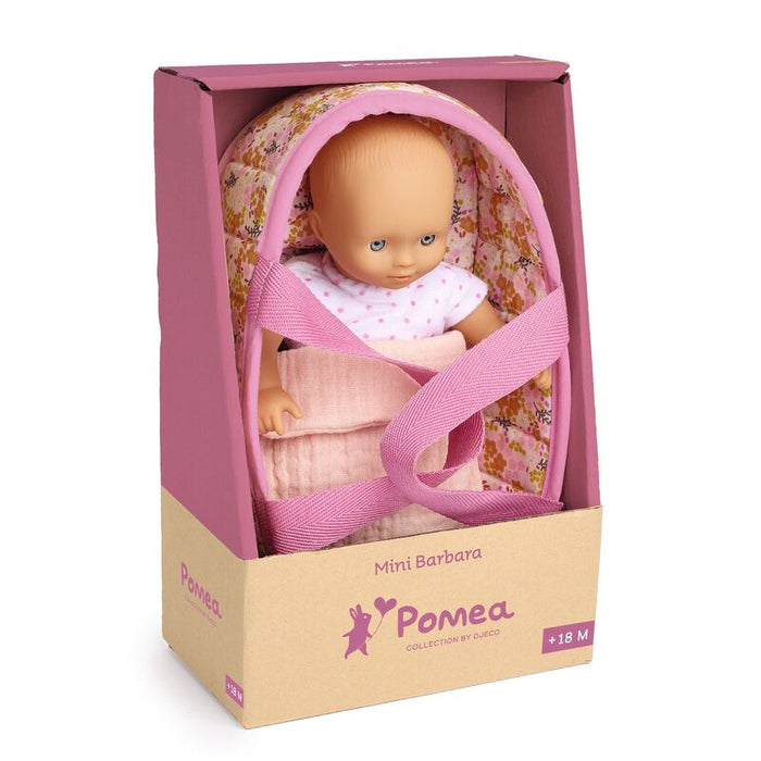 Pomea Machine Washable Barbara Mini Soft Doll & Bedding Set