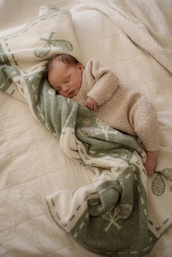 Pop Ya Tot Organic Knit Blanket - Old Sport
