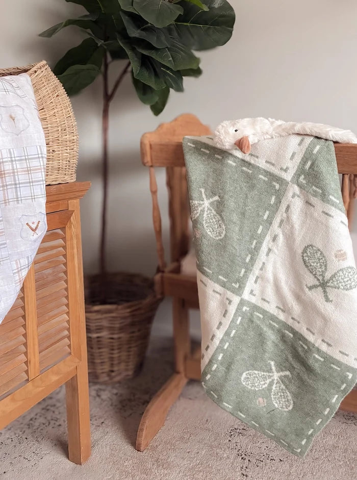 Pop Ya Tot Organic Knit Blanket - Old Sport