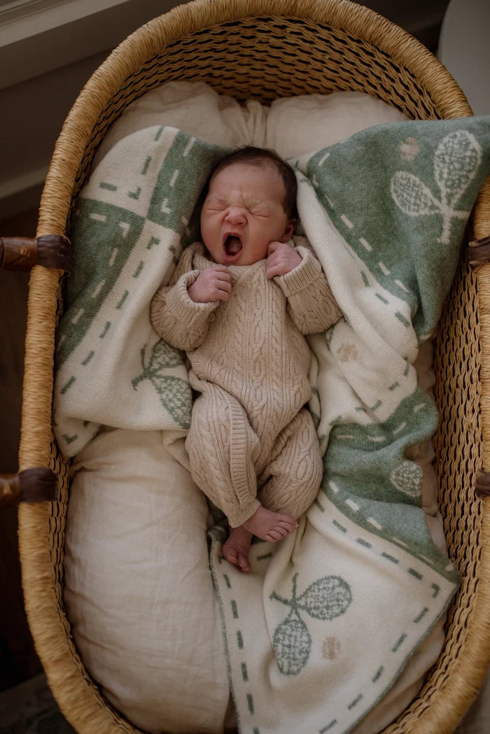 Pop Ya Tot Organic Knit Blanket - Old Sport