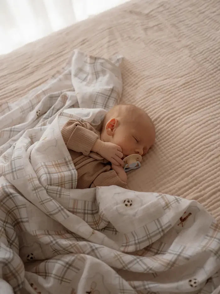 Pop Ya Tot Organic Muslin Swaddle - Old Sport