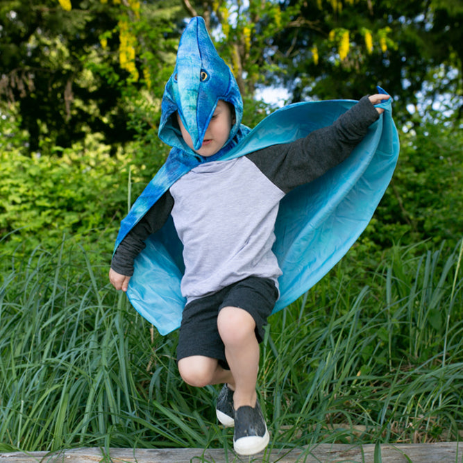 Pterodactyl Hooded Cape Costume | Size 4-5