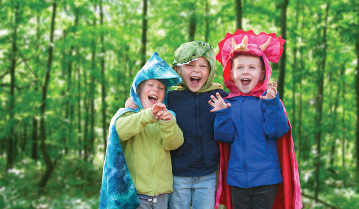 Pterodactyl Hooded Cape Costume | Size 4-5