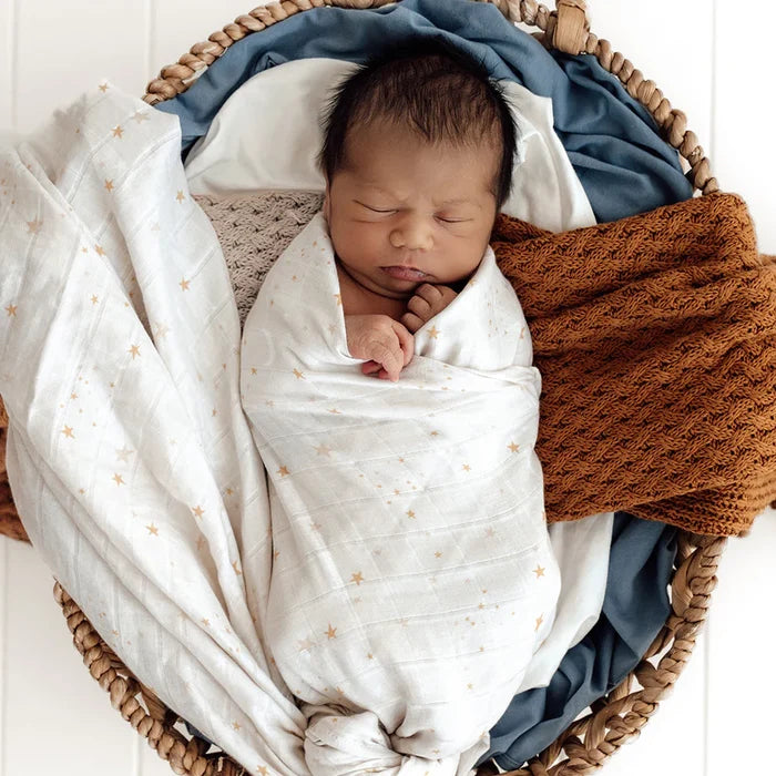 Snuggle Hunny Organic Cotton Muslin Wrap - Stardust