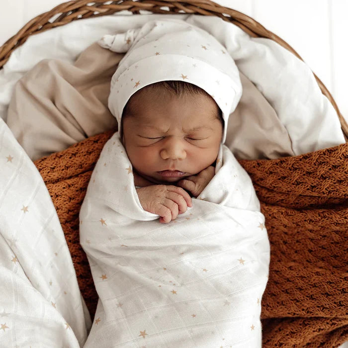 Snuggle Hunny Organic Cotton Muslin Wrap - Stardust