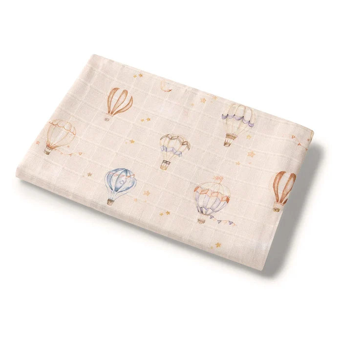 Snuggle Hunny Organic Cotton Muslin Wrap - Up & Away