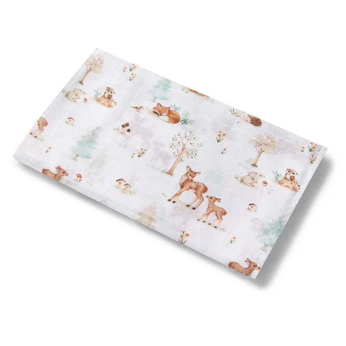 Snuggle Hunny Organic Cotton Muslin Wrap - Woodland Tales