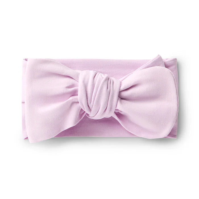 Snuggle Hunny Organic Oversized Bow - Lilac