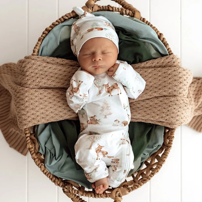 Snuggle Hunny Organic Snugglesuit - Woodland Tales