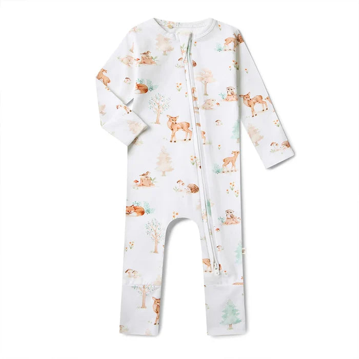 Snuggle Hunny Organic Snugglesuit - Woodland Tales