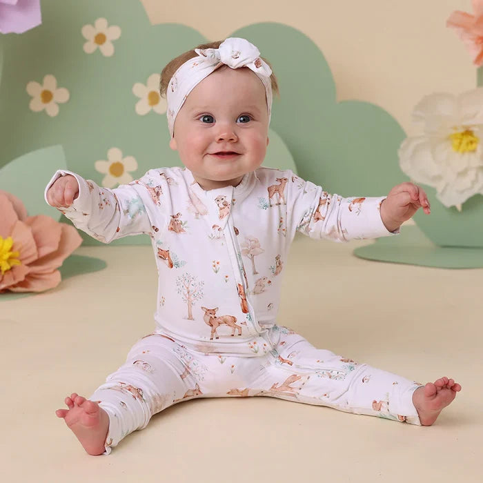 Snuggle Hunny Organic Snugglesuit - Woodland Tales