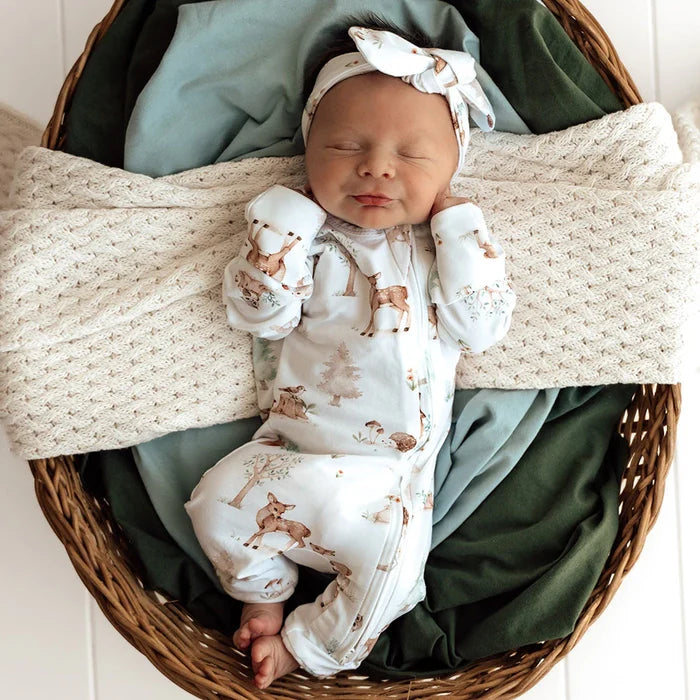 Snuggle Hunny Organic Snugglesuit - Woodland Tales