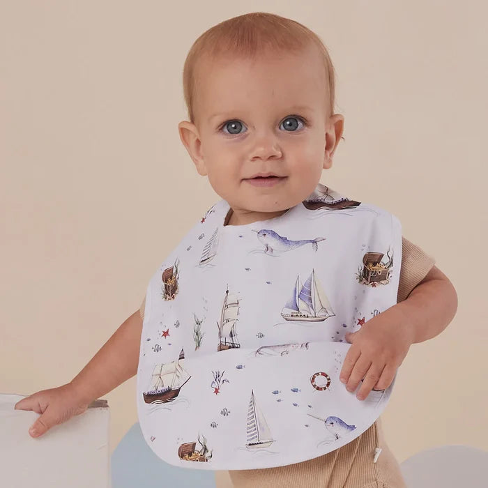 Snuggle Hunny Waterproof Snuggle Bib - Set Sail