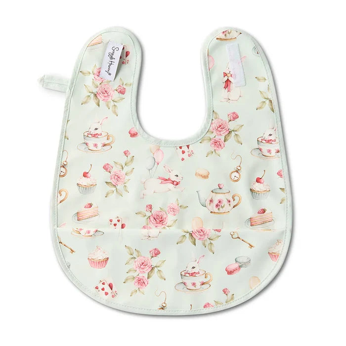 Snuggle Hunny Waterproof Snuggle Bib - White Rabbit