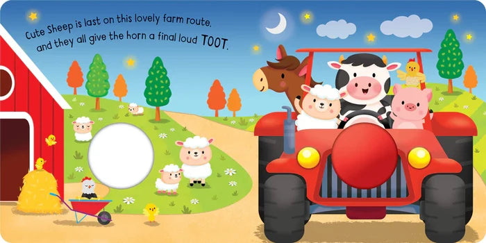 Squeak Me! Board Book - Beep, Beep Farm!