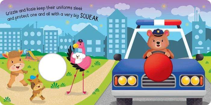 Squeak Me! Board Book - Beep Beep Rescue!
