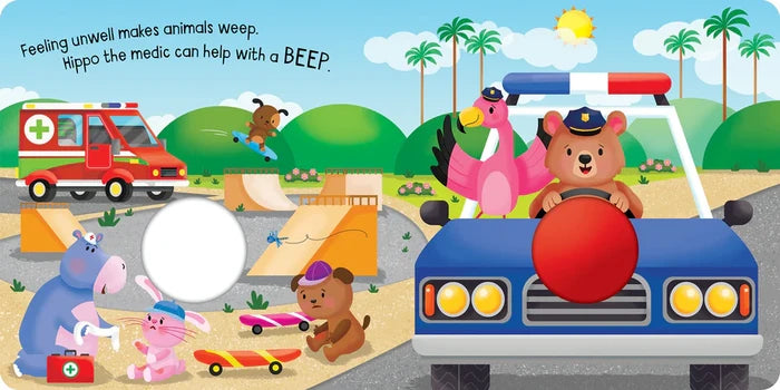 Squeak Me! Board Book - Beep Beep Rescue!
