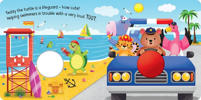 Squeak Me! Board Book - Beep Beep Rescue!