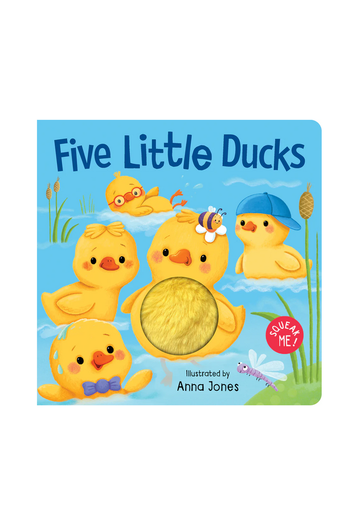 Squeaky Plush Board Book - Five Little Ducks