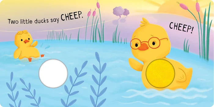 Squeaky Plush Board Book - Five Little Ducks