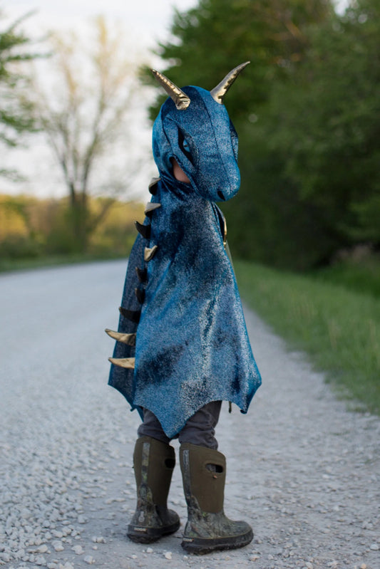 Starry Night Dragon Cape Costume | Size 5-6