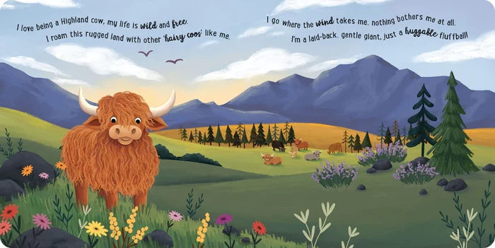 Story Time Padded Board Book - I Love Being a Highland Cow