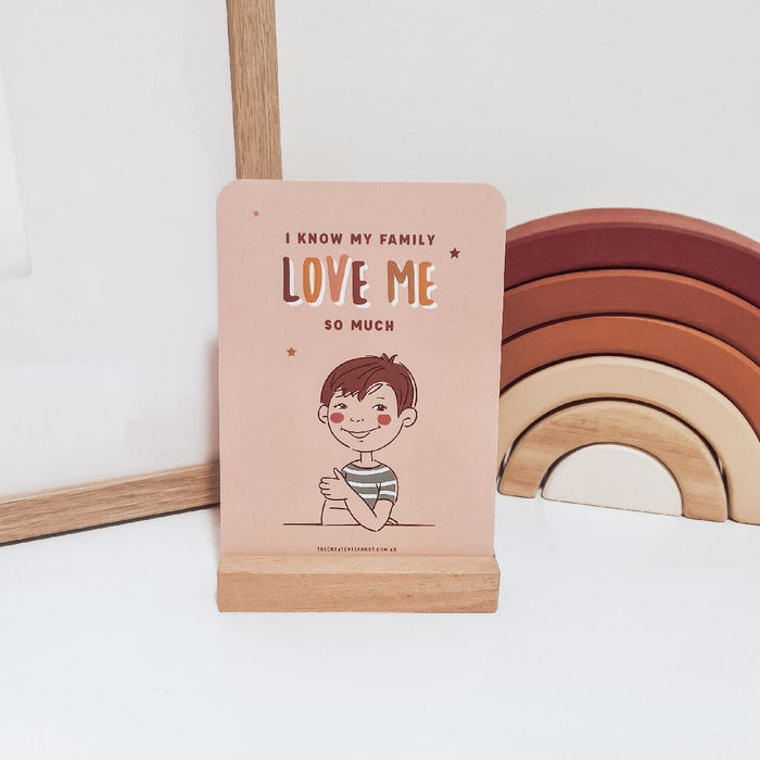 The Creative Sprout - Small Wooden Card Holder