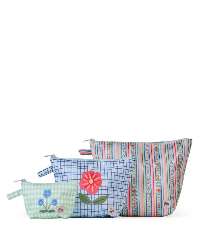 The Somewhere Co Handy Pouch Trio - Buttercup