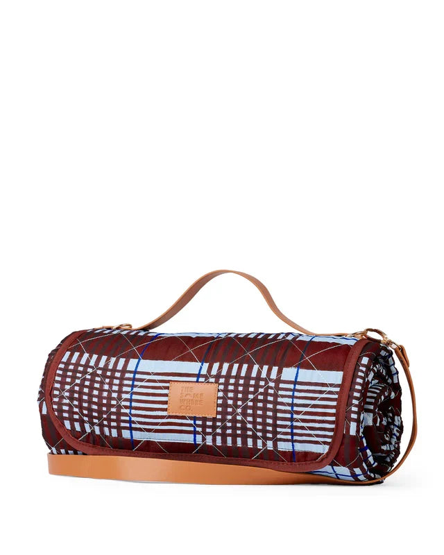 The Somewhere Co Luxe Picnic Rug - Mulberry