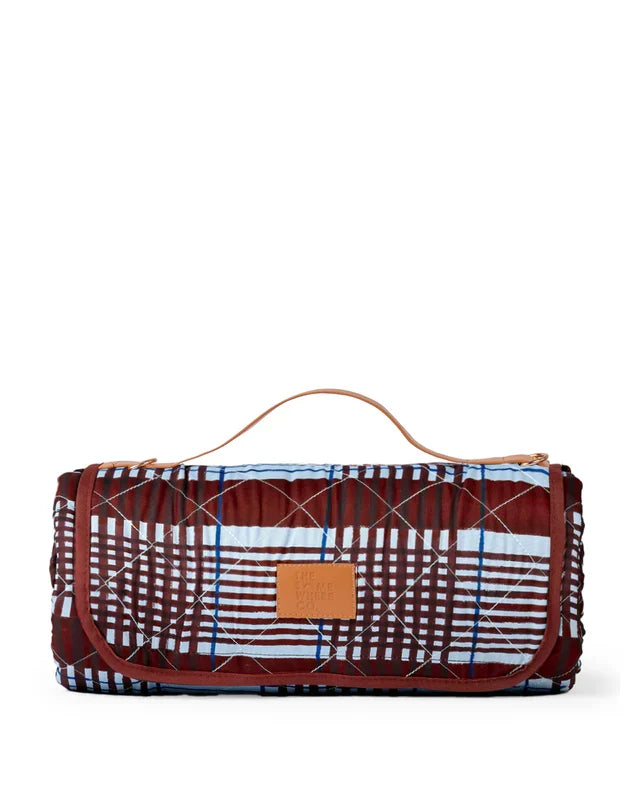 The Somewhere Co Luxe Picnic Rug - Mulberry