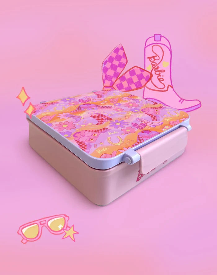 The Somewhere Co Mini Bento Lunch Box - Barbie Rodeo