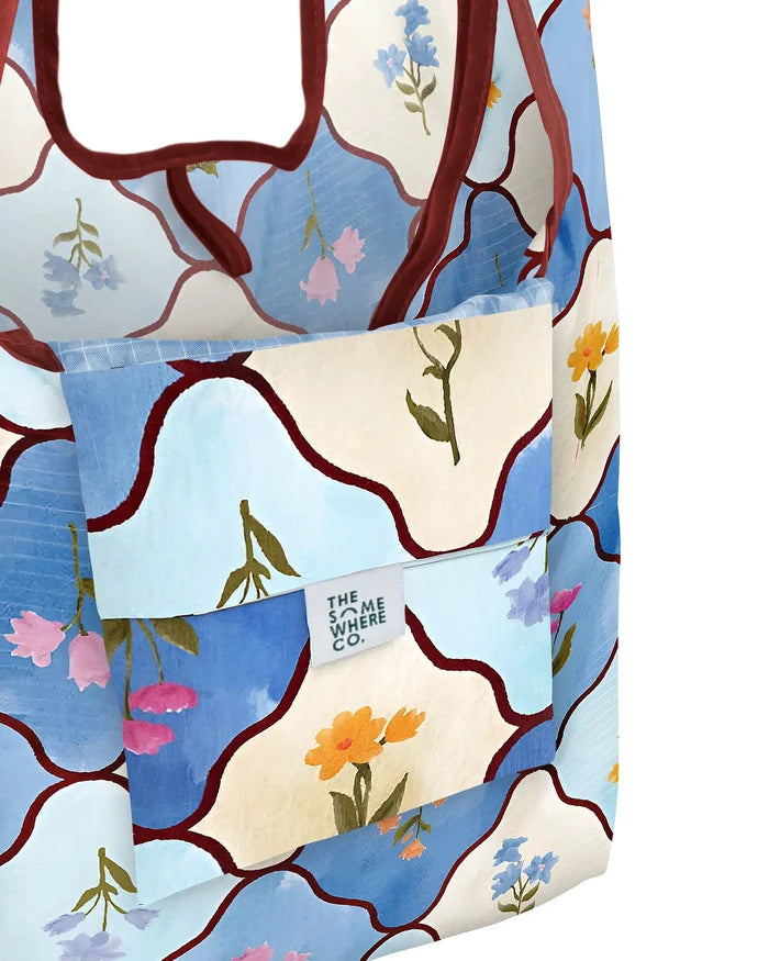 The Somewhere Co Reusable Shopping Bag - Amalfi