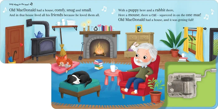 Wind-Up Music Box Book - Old MacDonald Had a Farm